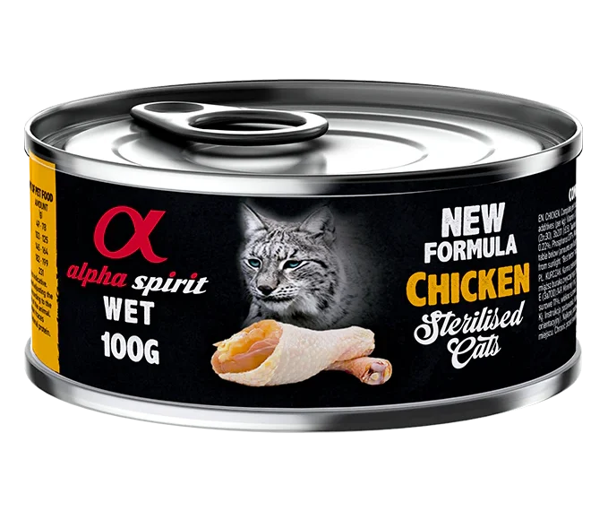Alpha spirit pollo esterelizado