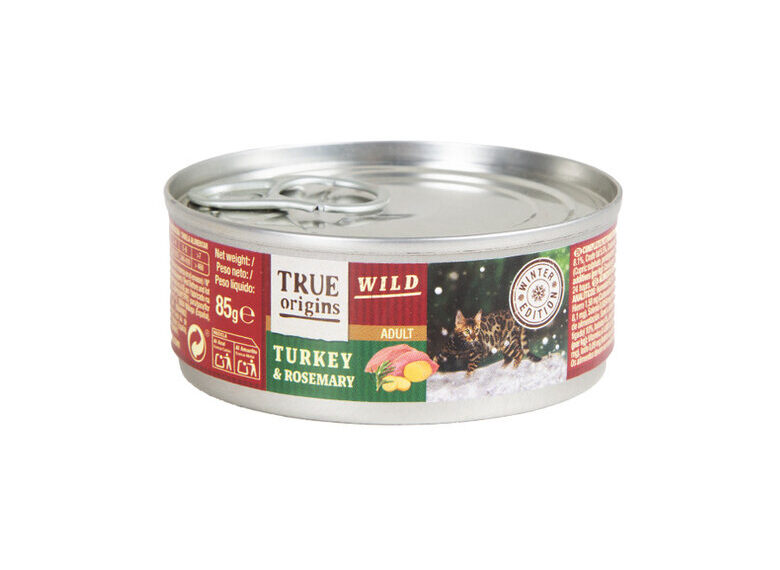 True Origins Wild Winter Edition Pavo Y Romero Lata Para Gatos