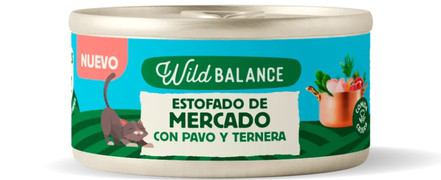 Wildbalance cat Estofado de Mercado con Pavo y Ternera