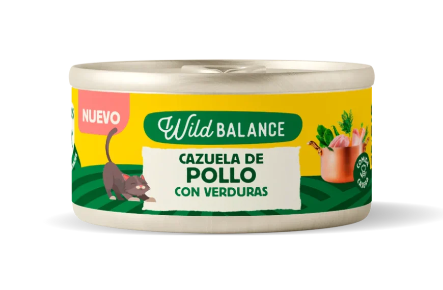 wildbalance cat Lata Cazuela de Pollo con verduras